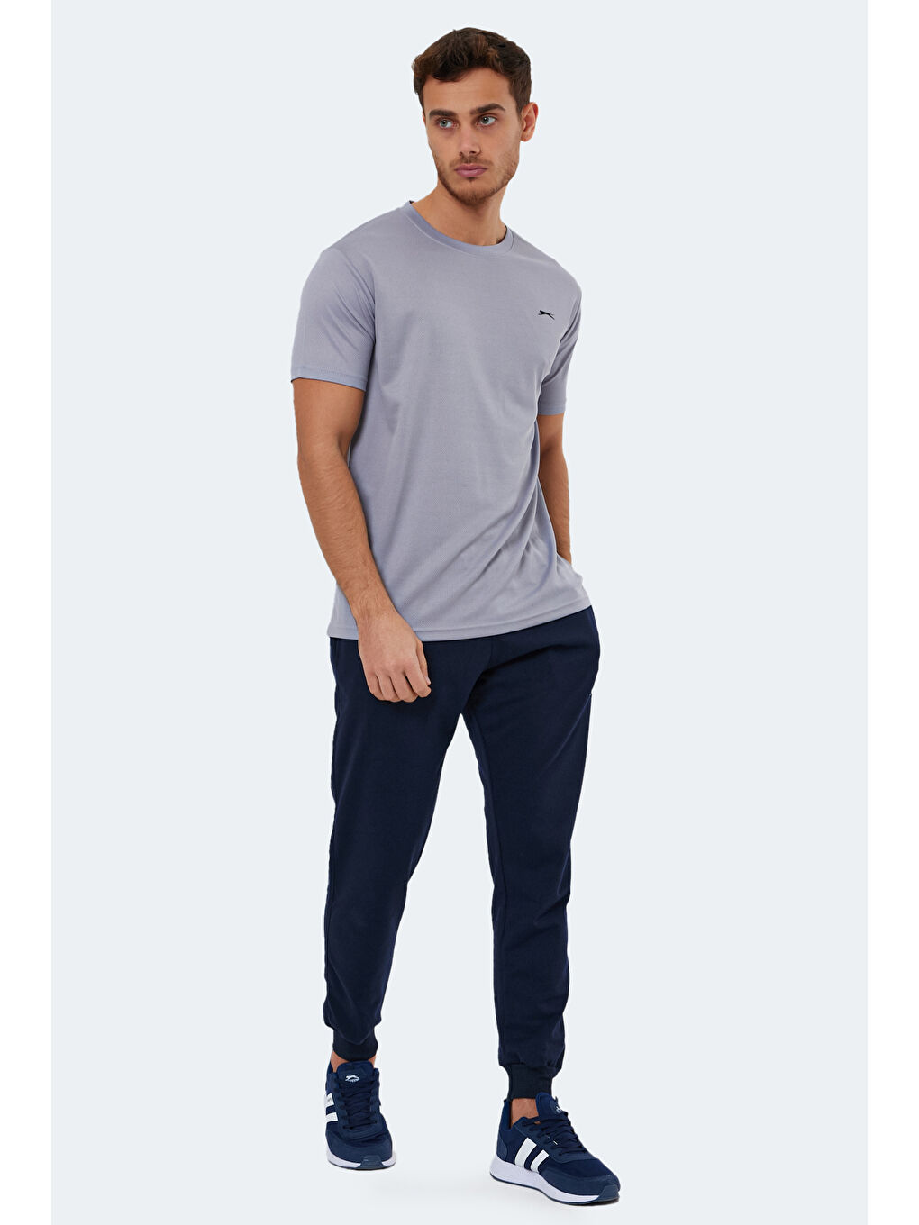 REPUBLIC Erkek Tişört Açık Gri-4