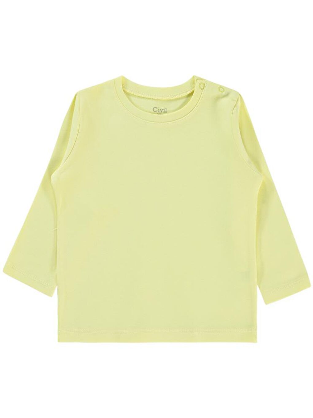 Baby Bebek Penye Sweatshirt 12-24 Ay - Sarı 24-36 Ay-1