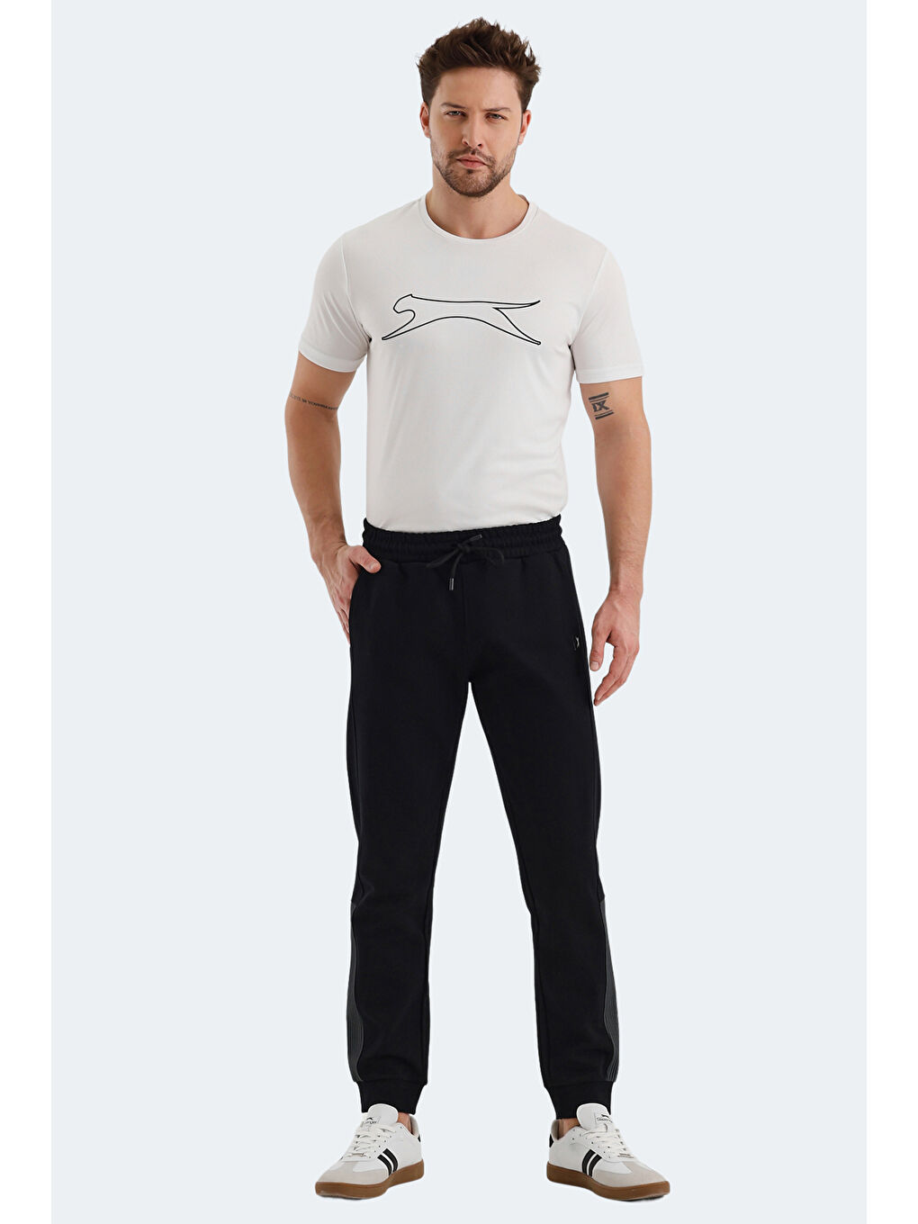 PHILO  Erkek Jogger Eşofman Altı Siyah-4