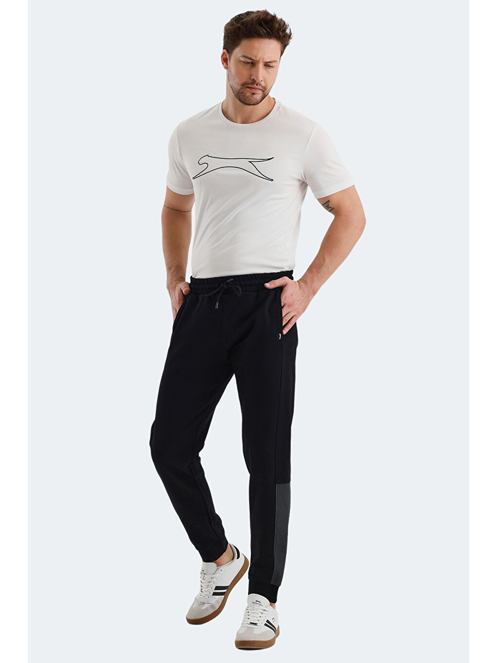 PHILO  Erkek Jogger Eşofman Altı Siyah-6