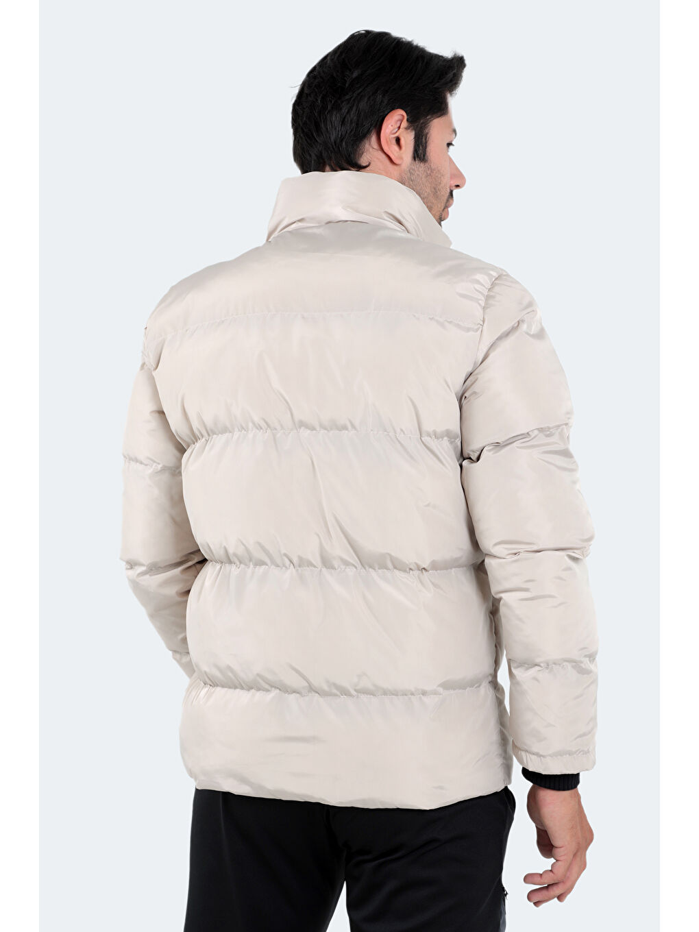 Bej NALDO Erkek Mont Taş Gri-4