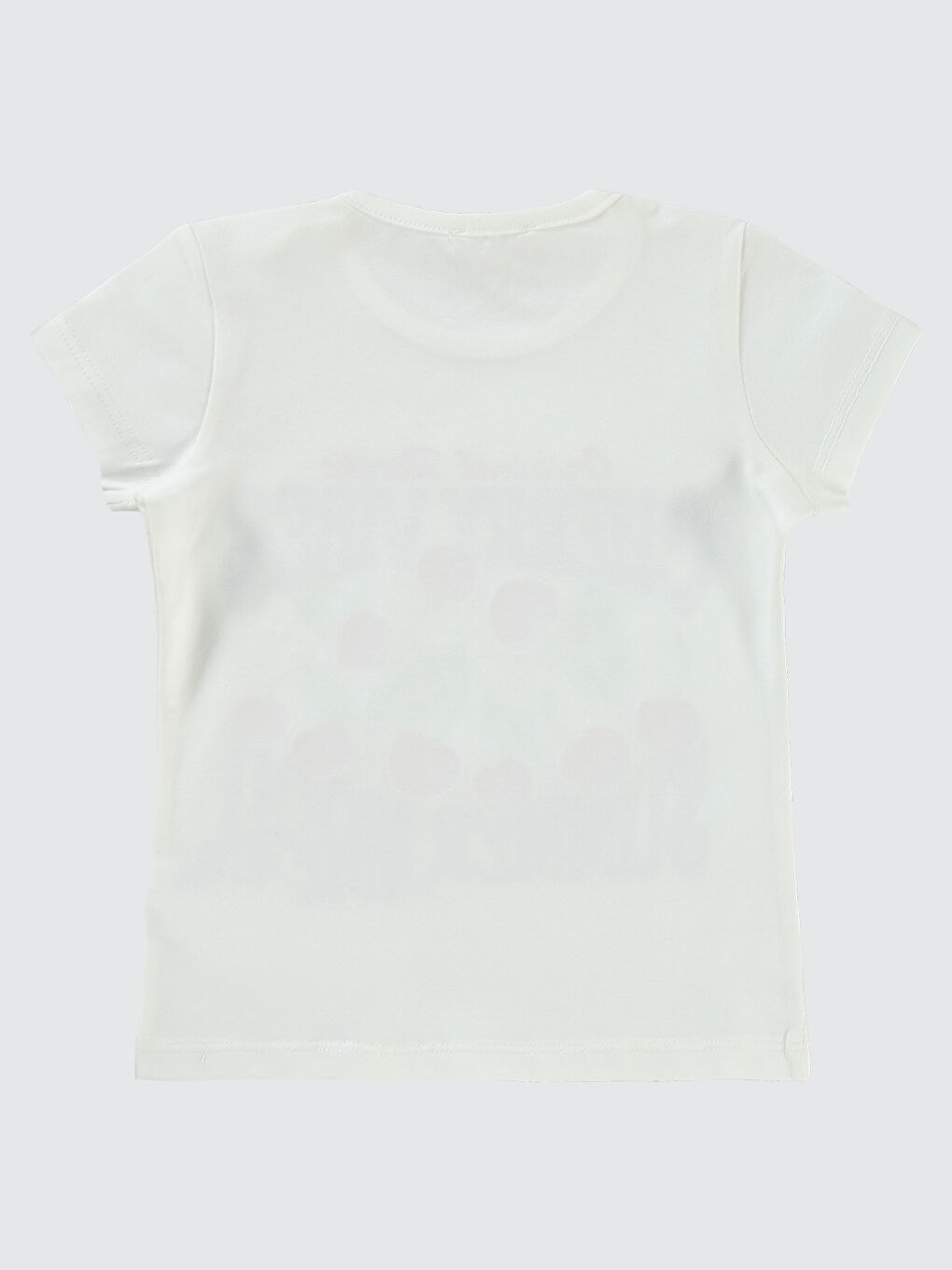 Girls Kız Çocuk Tişört 2-5 Yaş Ekru-1