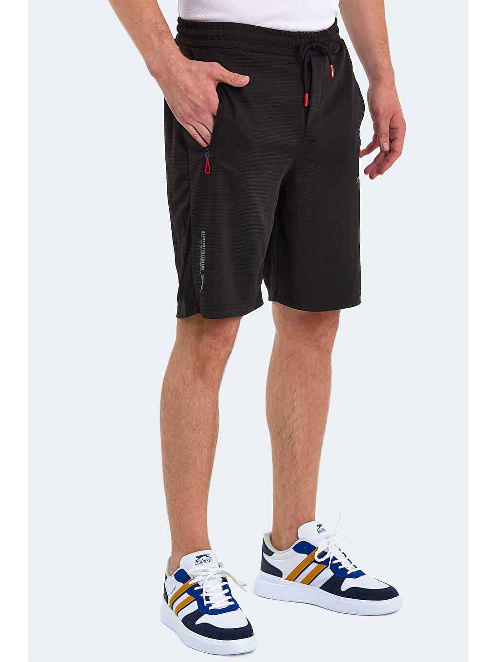 OSAMU Erkek Şort Siyah-2