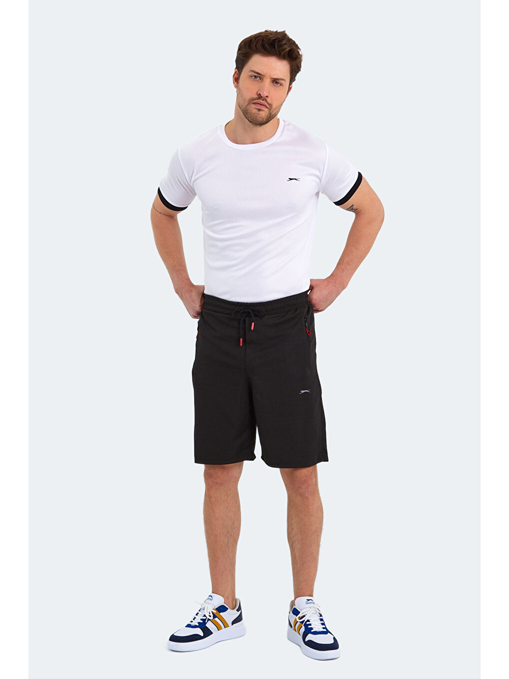 OSAMU Erkek Şort Siyah-3