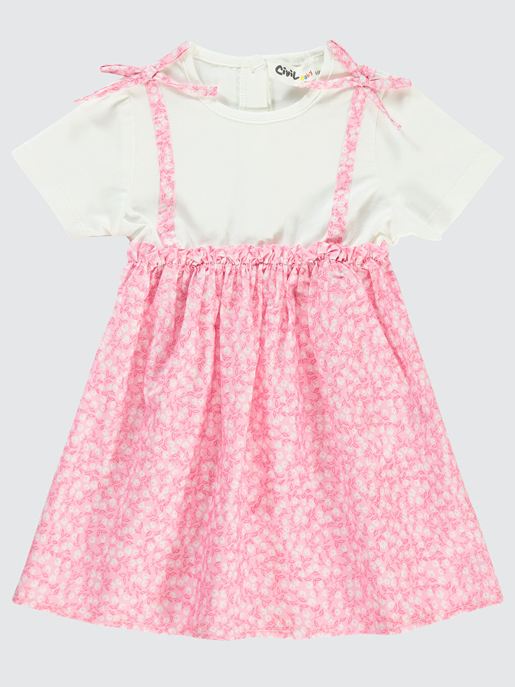 Baby Kız Bebek Elbise 6-18 Ay Pembe