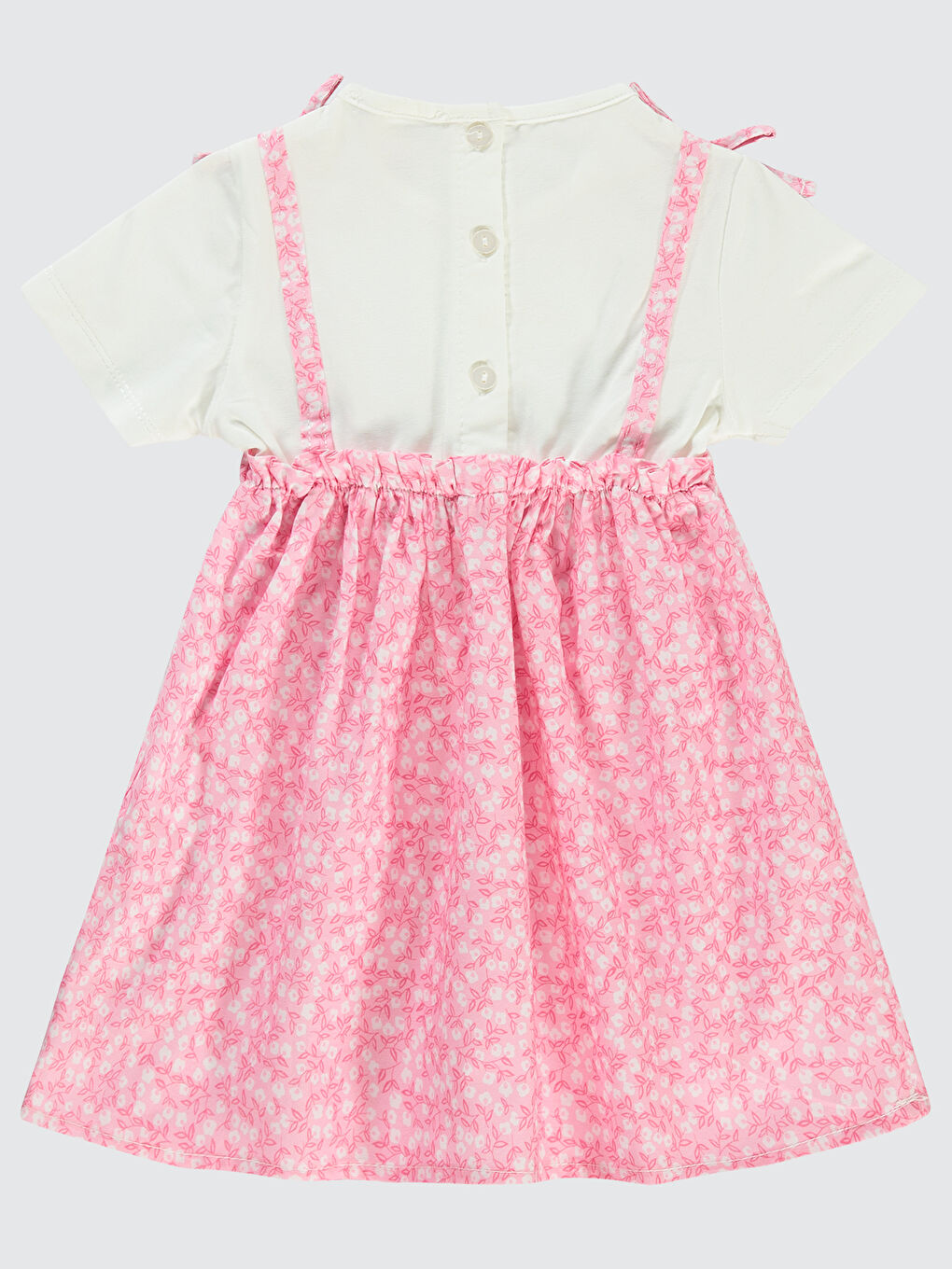 Baby Kız Bebek Elbise 6-18 Ay Pembe-1