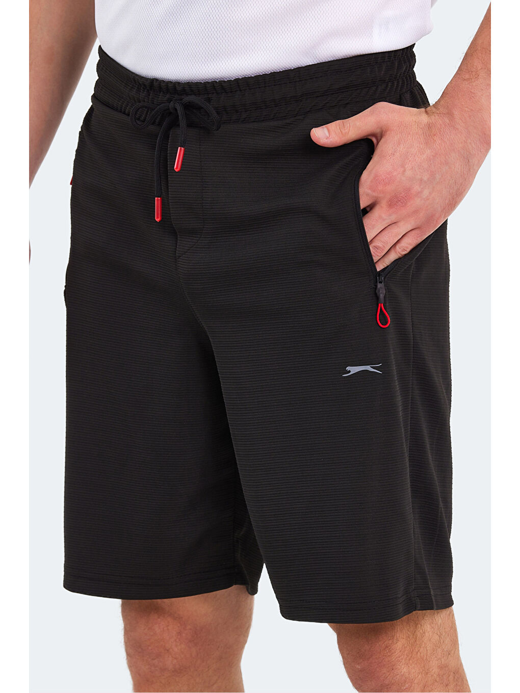 OSAMU Erkek Şort Siyah-5