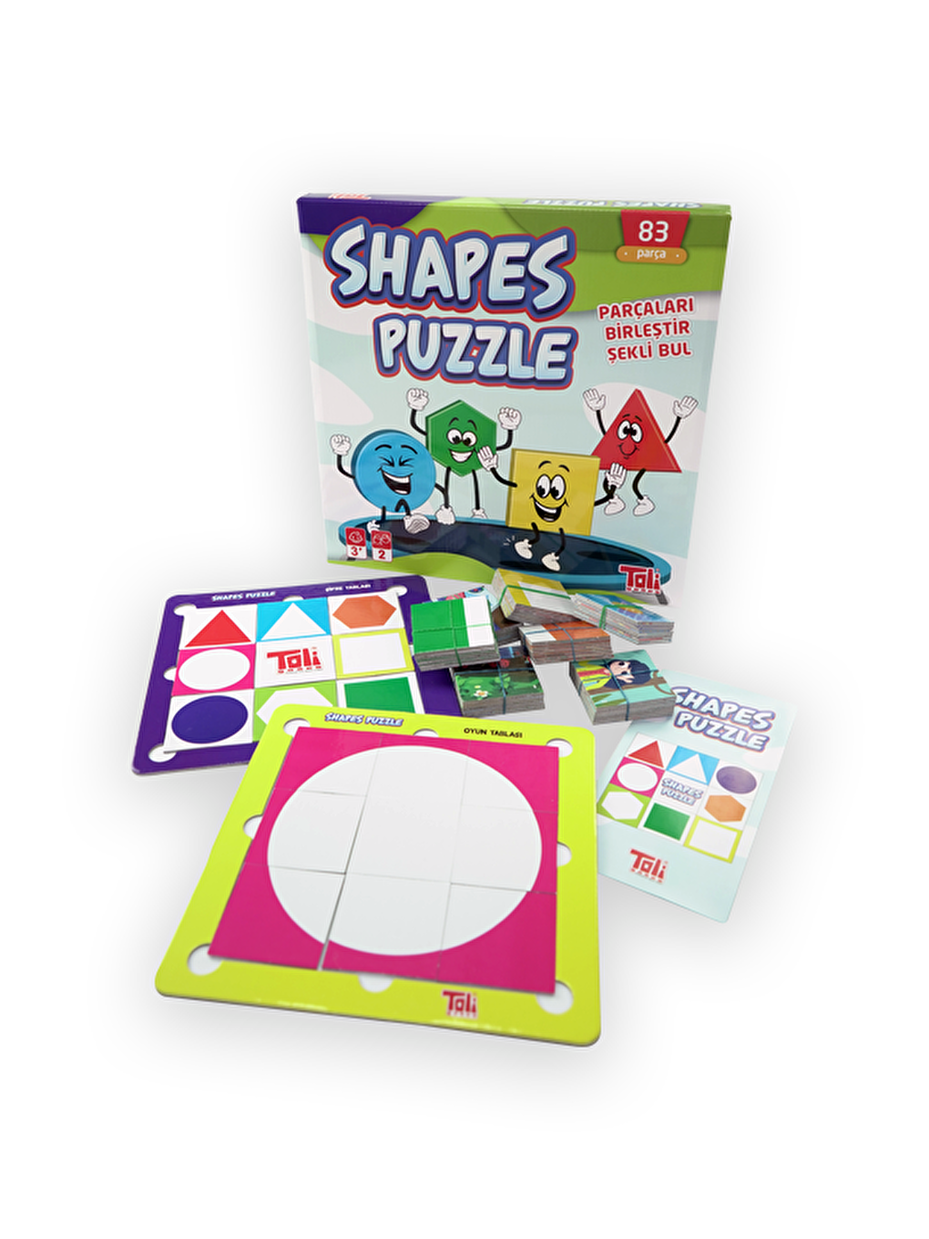 Toli Games Karışık Shapes Puzzle Parça Birleştirme Zeka Oyunu - 1