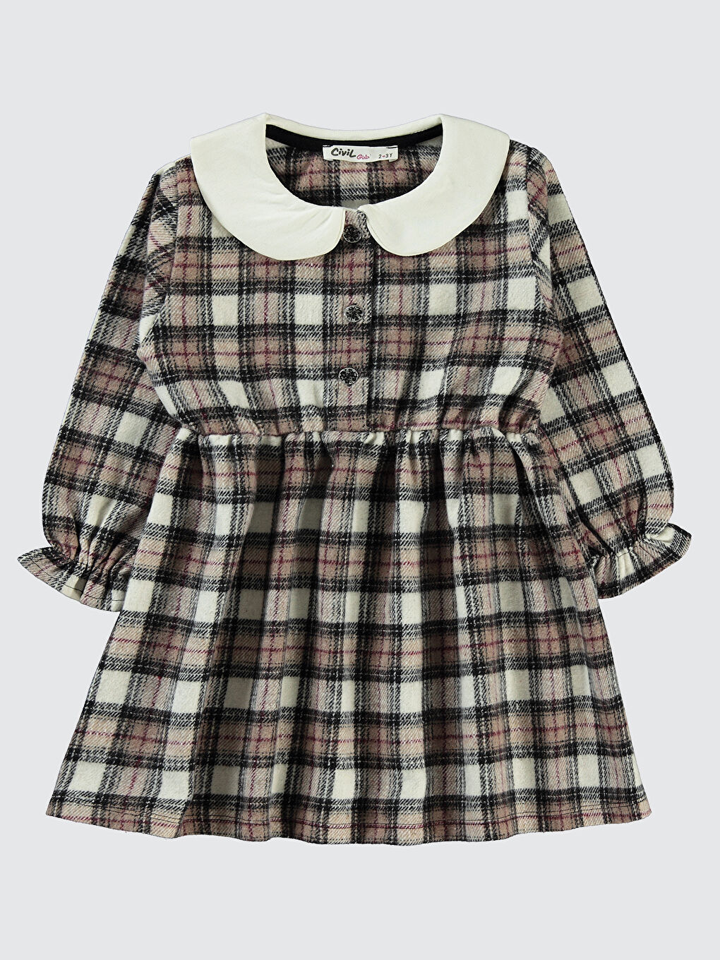 Girls Kız Çocuk Elbise 2-5 Yaş Bej