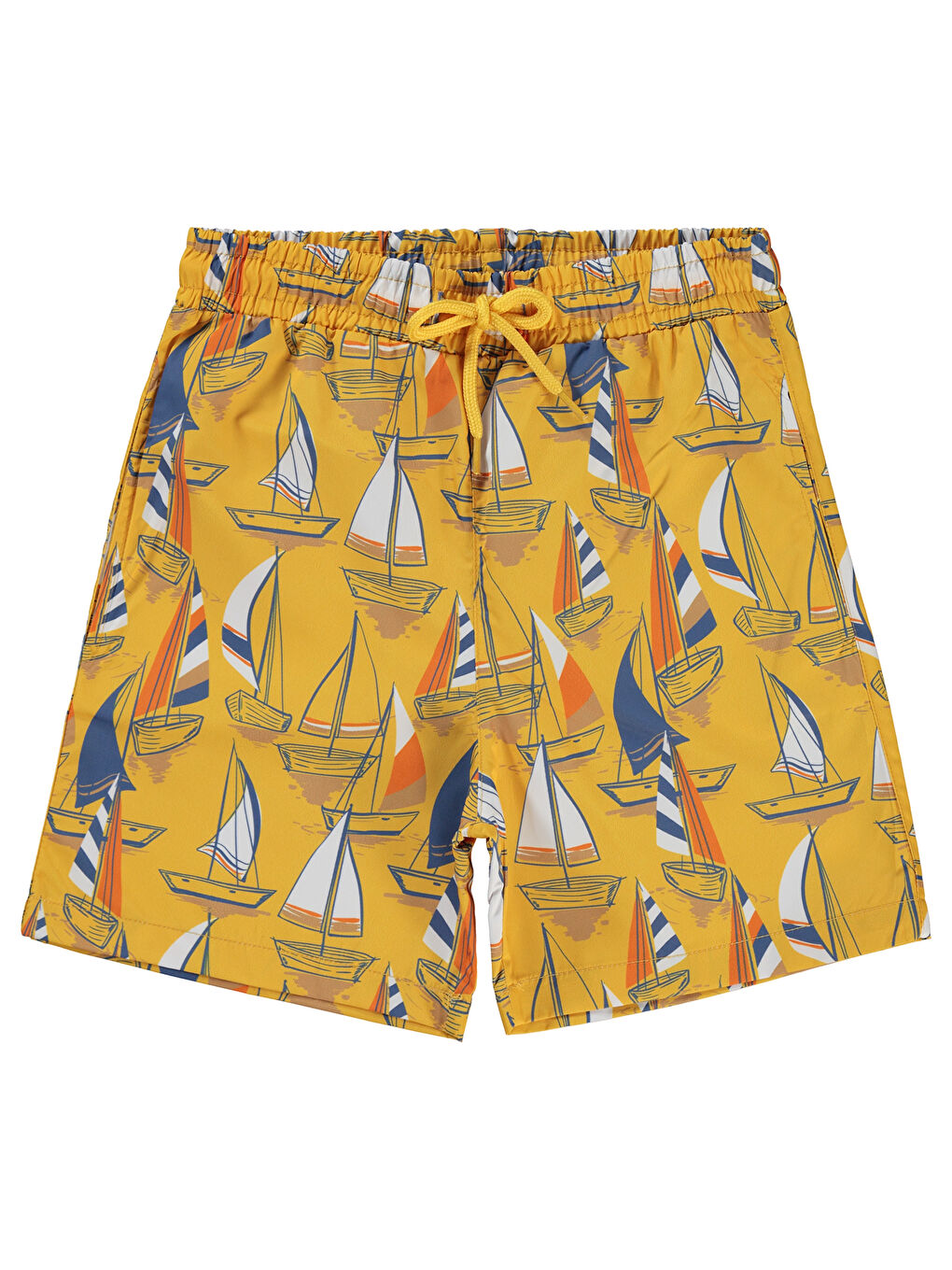 Boys Erkek Çocuk Deniz Şortu 6-9 Yaş Sarı
