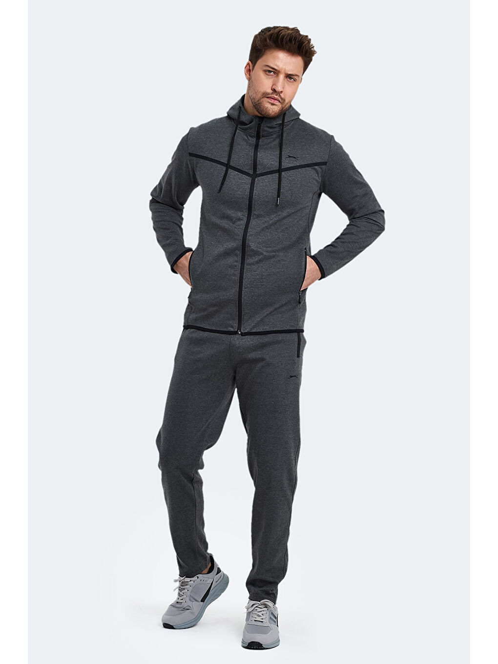 SLAZENGER ORKA Erkek Eşofman Takım Antrasit