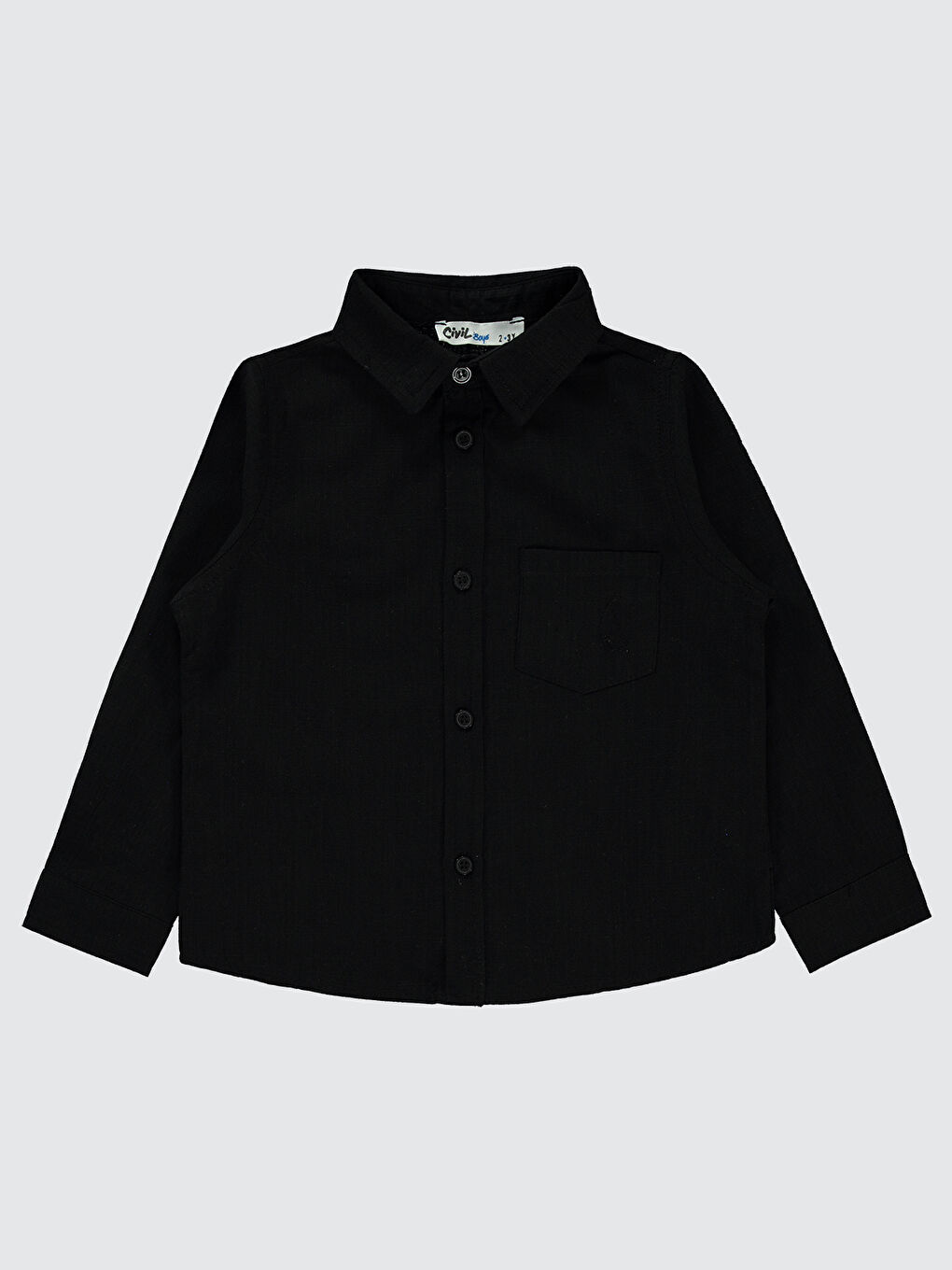 Boys Erkek Çocuk Gömlek 2-5 Yaş Siyah
