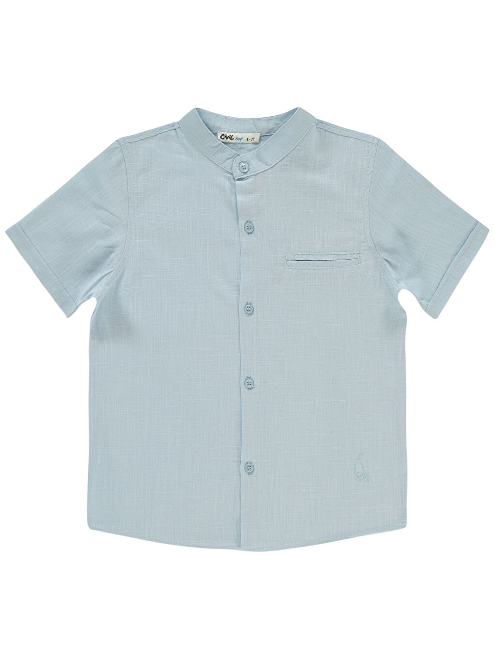 Boys Erkek Çocuk Gömlek 6-9 Yaş Buz Mavi