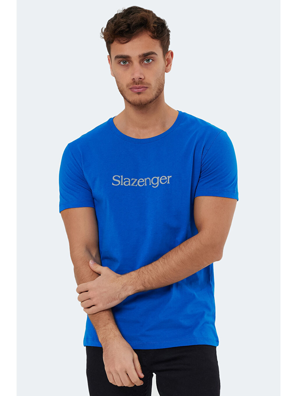 SABE I Erkek Tişört Saks Mavi-5