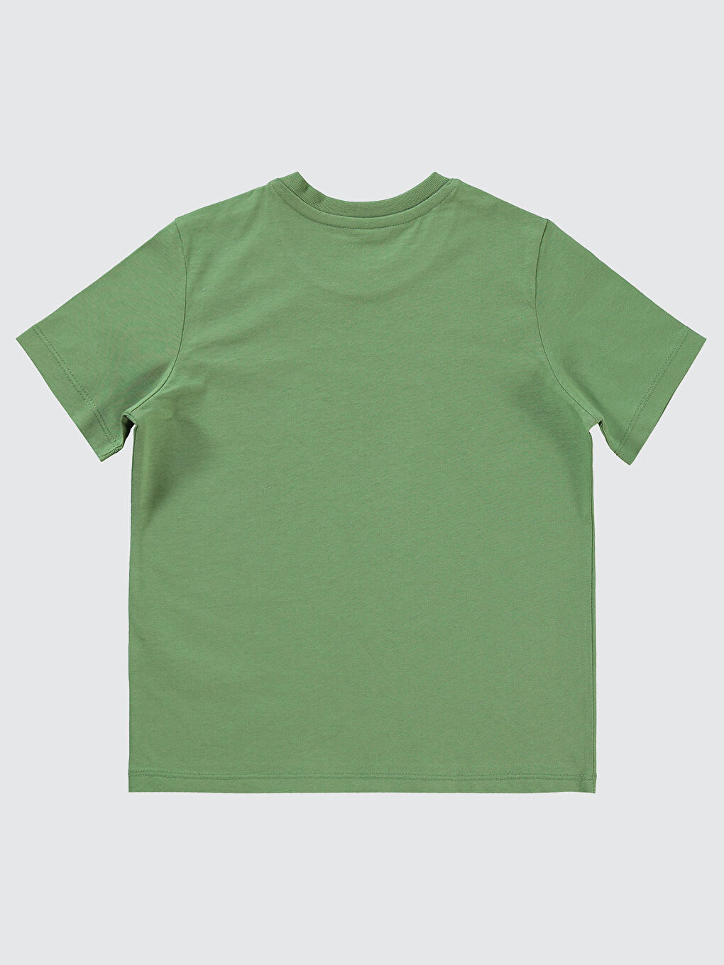 Boys Erkek Çocuk Tişört 6-9 Yaş Açık Haki-1