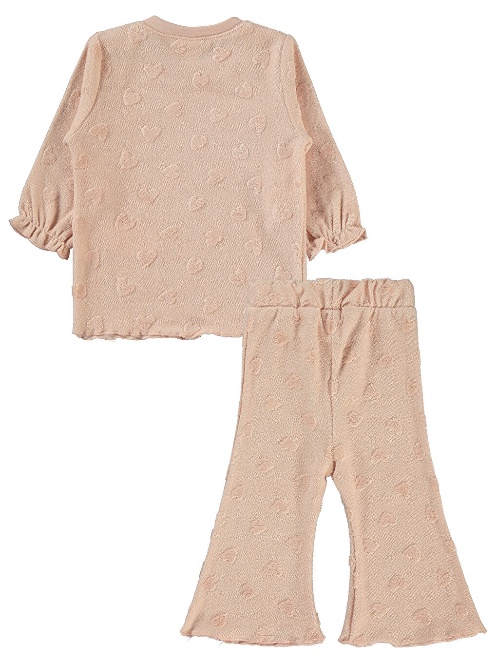 Pembe Baby Kız Bebek Takım 6-18 Ay Pudra-1