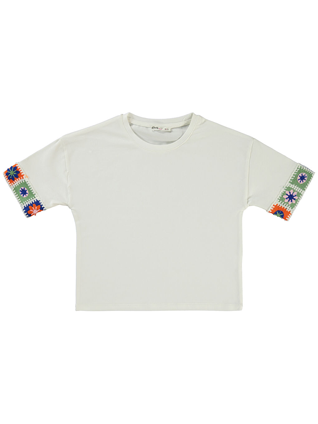 Girls Kız Çocuk Tişört 10-13 Yaş Ekru-2