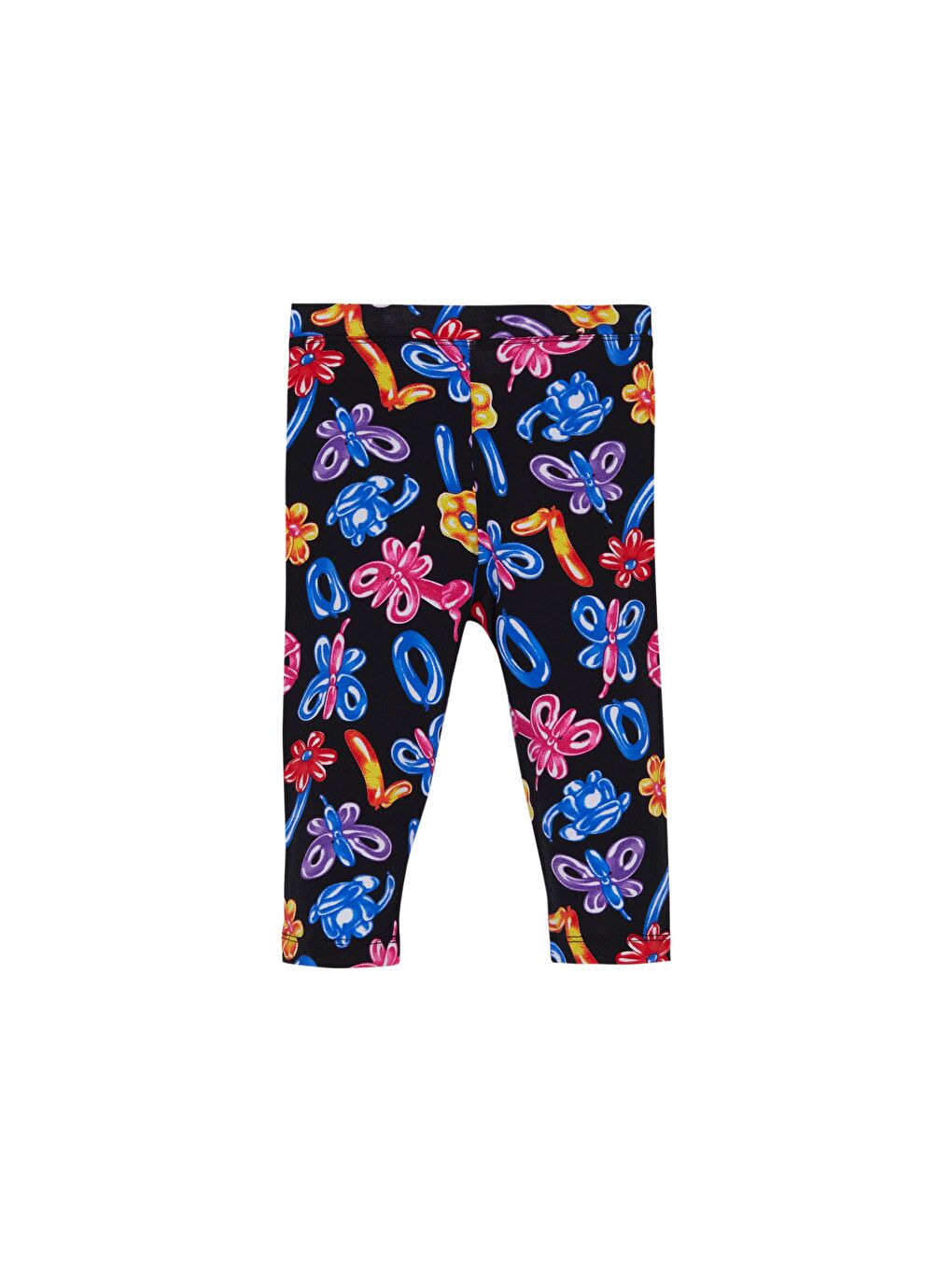 Karışık Kız Çocuk Jelly Balloon Desen Kapri