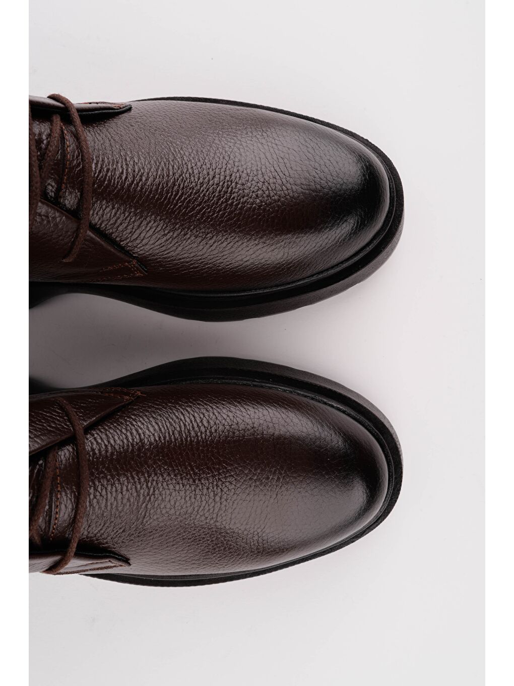 Kahverengi HENRY Bağcıklı Hakiki Deri Rahat Taban Erkek Chelsea Bot-4