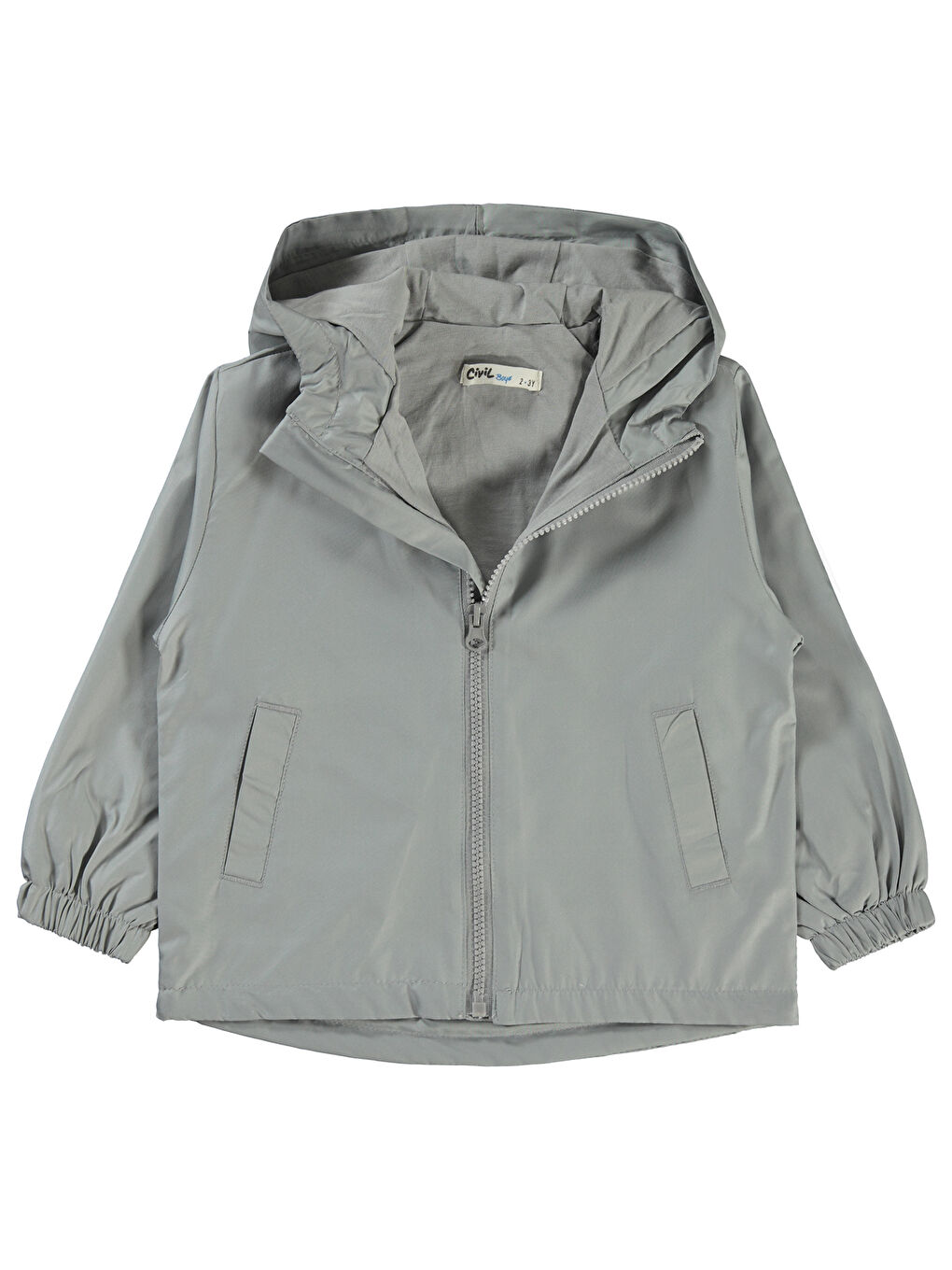 Boys Erkek Çocuk Yağmurluk 2-5 Yaş Gri-2