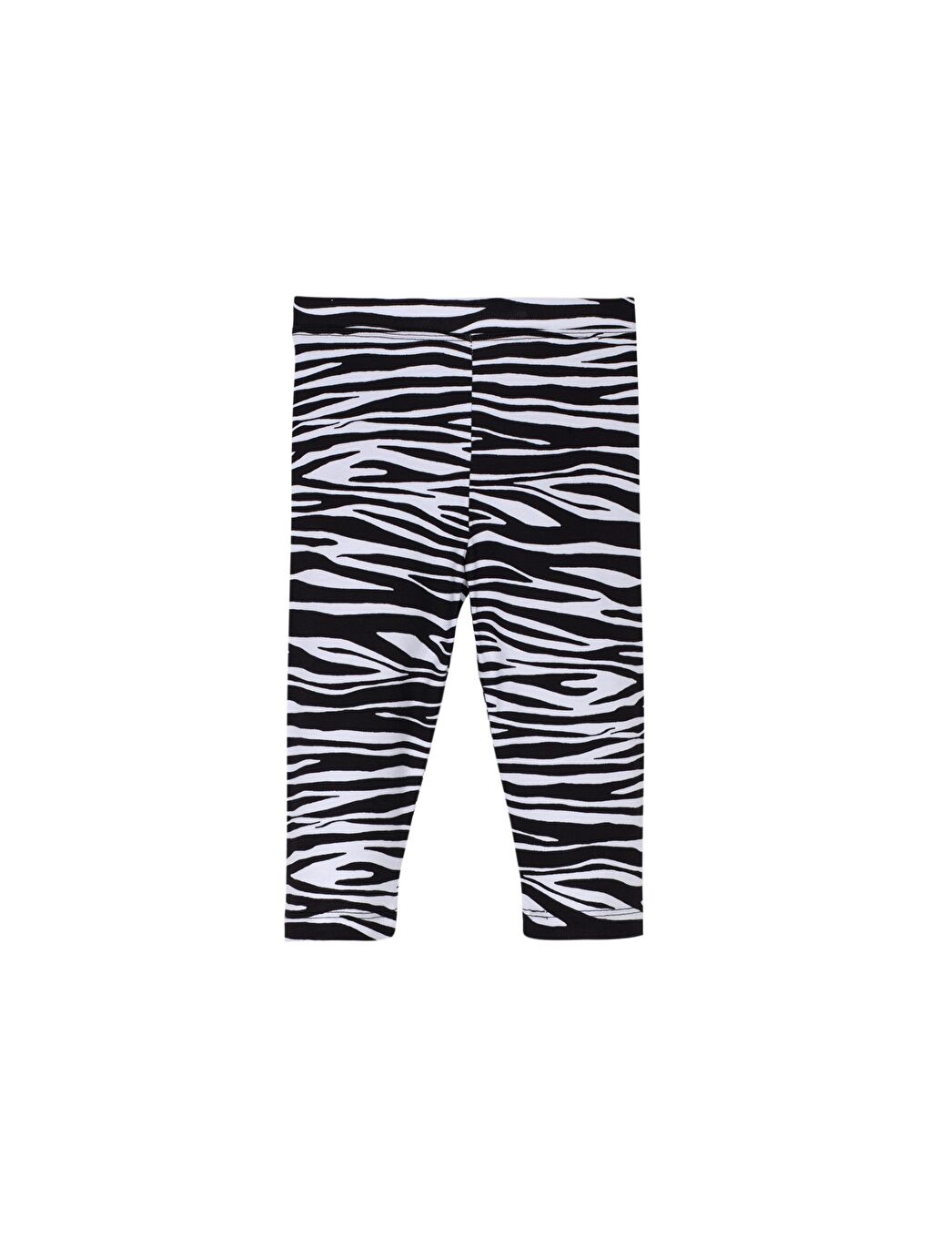 Karışık Kız Çocuk Zebra Desen Kapri