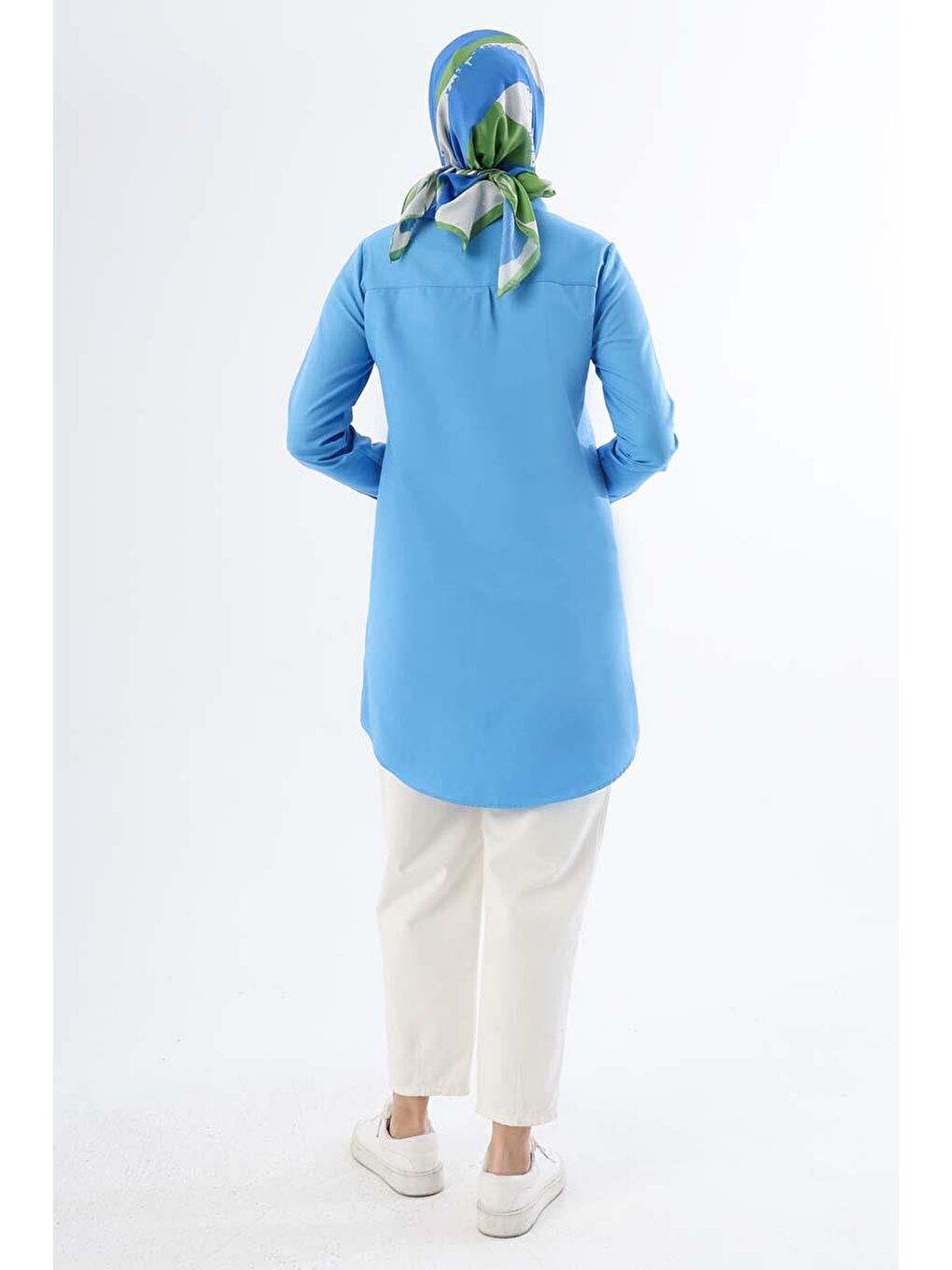 Turkuaz-Gizli Patlı Gömlek-3