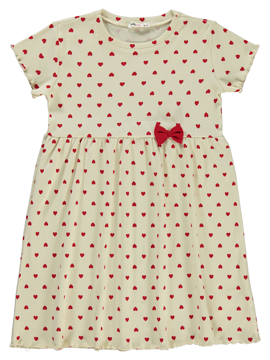 Bej Girls Kız Çocuk Elbise 6-9 Yaş FilDişi