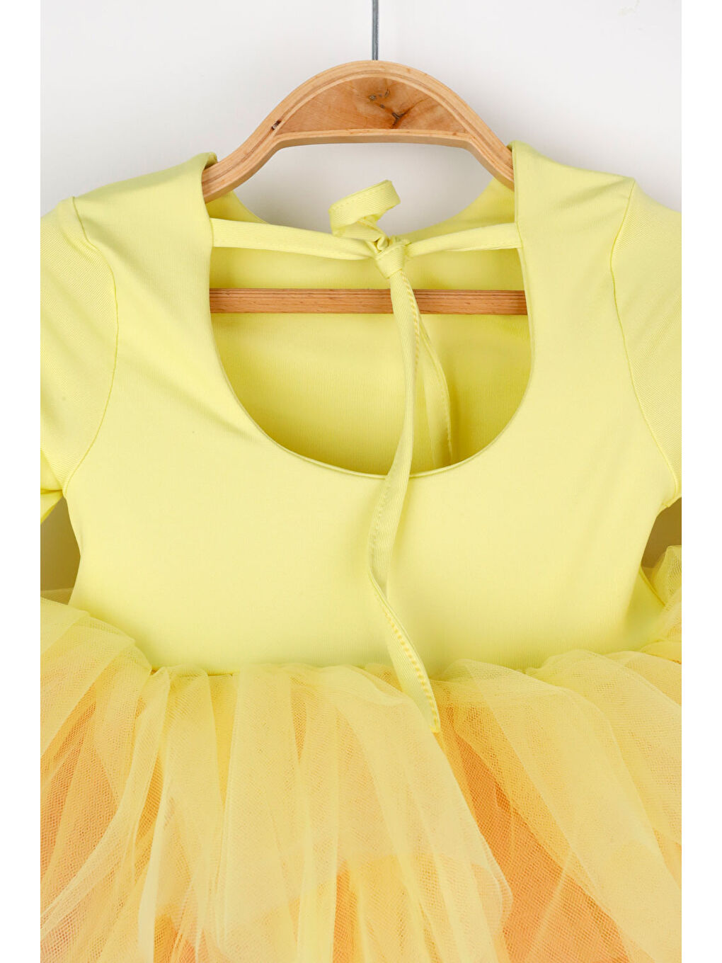 Sarı Tütü Etekli Kız Çocuk Balerin Elbise - Miranda-6