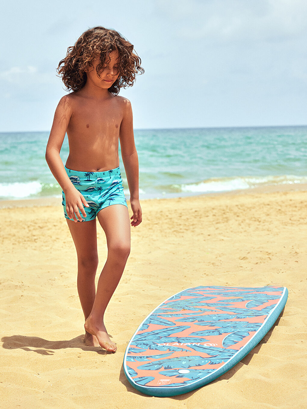 Yeşil Boys Erkek Çocuk Mayo 6-9 Yaş Mint-2