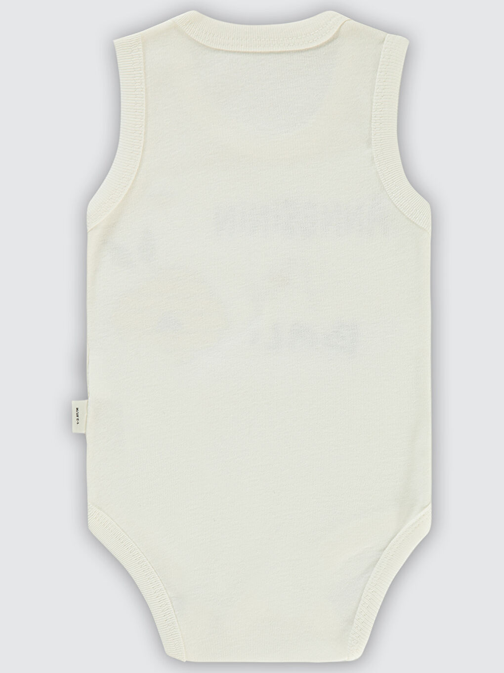 Civil Baby Bebek Çıtçıtlı Badi 1-36 Ay Ekru - 2