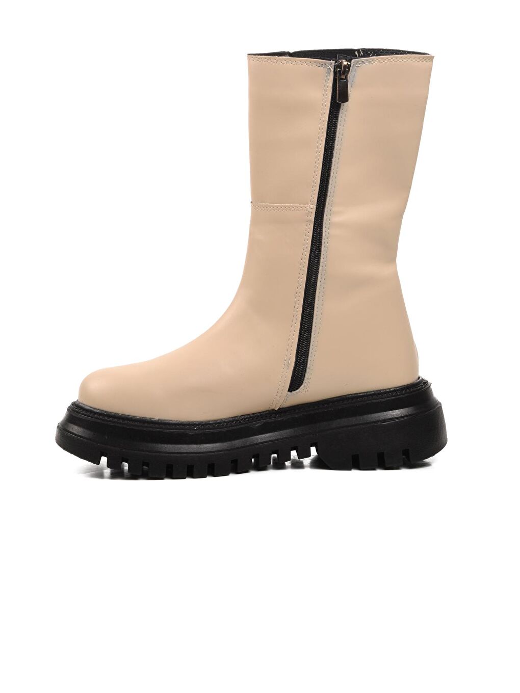 Mariet Ekru İçi Polarlı Kadın Bot-1