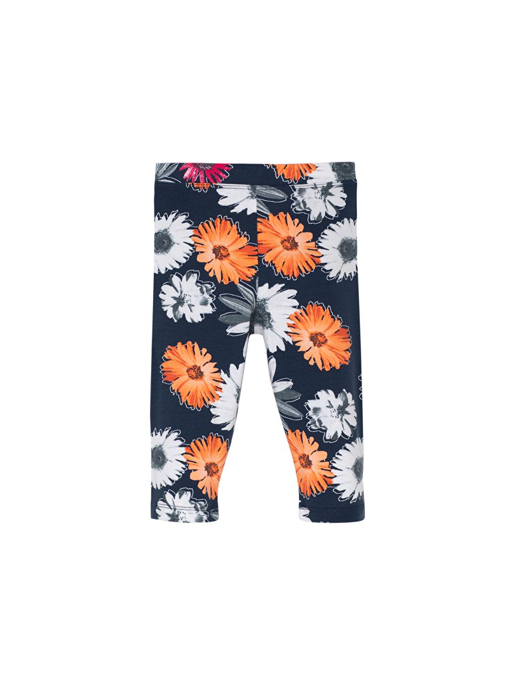 Karışık Kız Çocuk Stylized Sunflower Desen Kapri