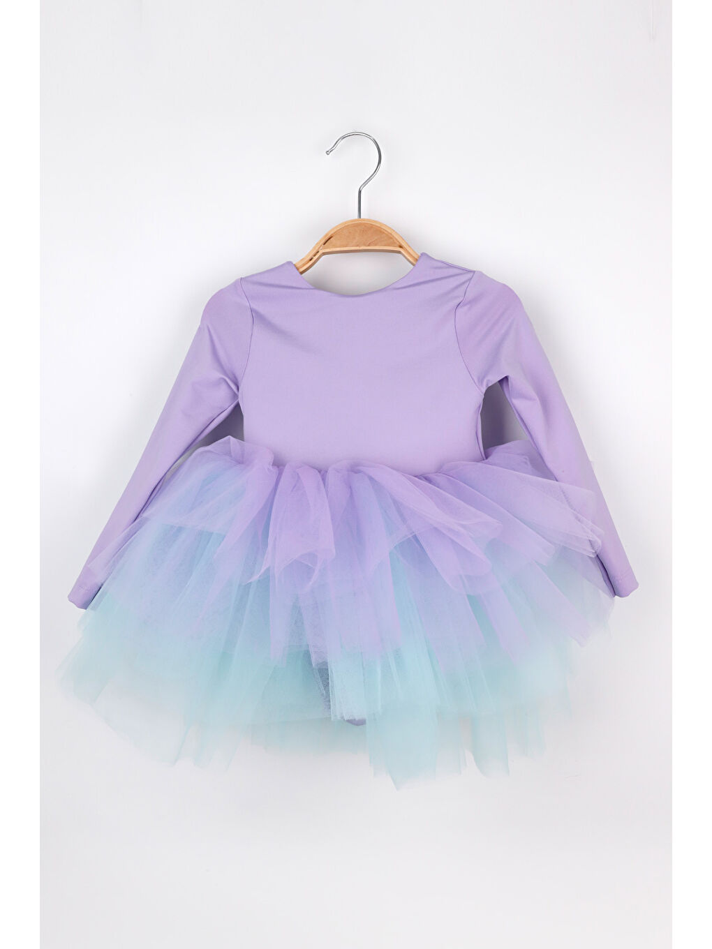 Lila Tütü Etekli Kız Çocuk Balerin Elbise - Miranda-4