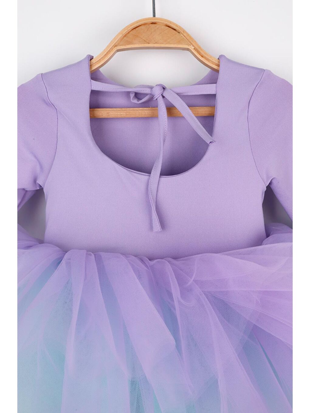 Lila Tütü Etekli Kız Çocuk Balerin Elbise - Miranda-5