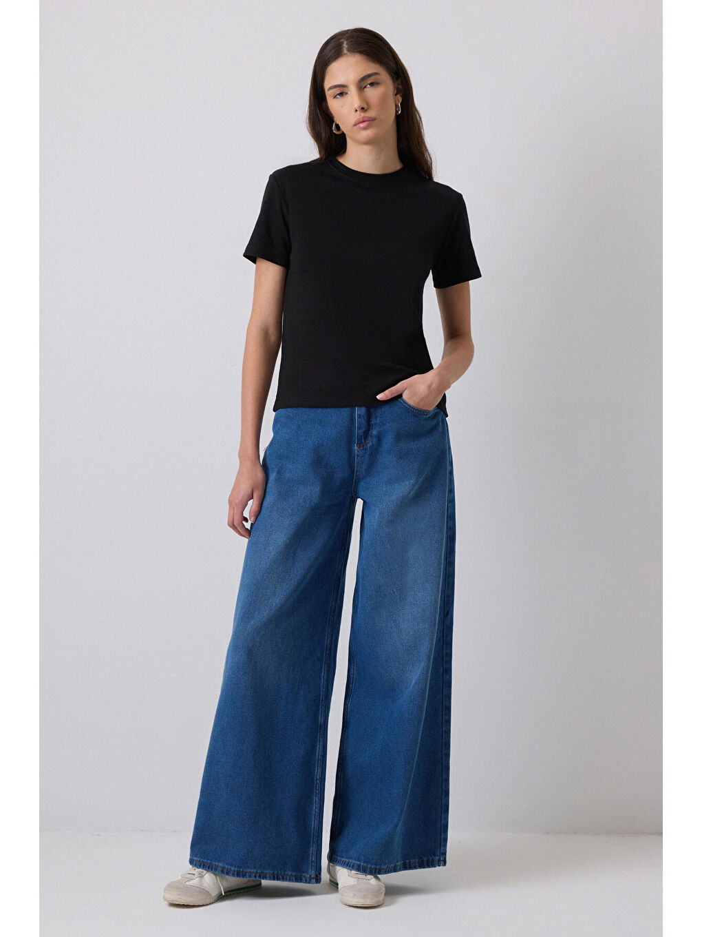 Siyah Regular Fit T-Shirt-4