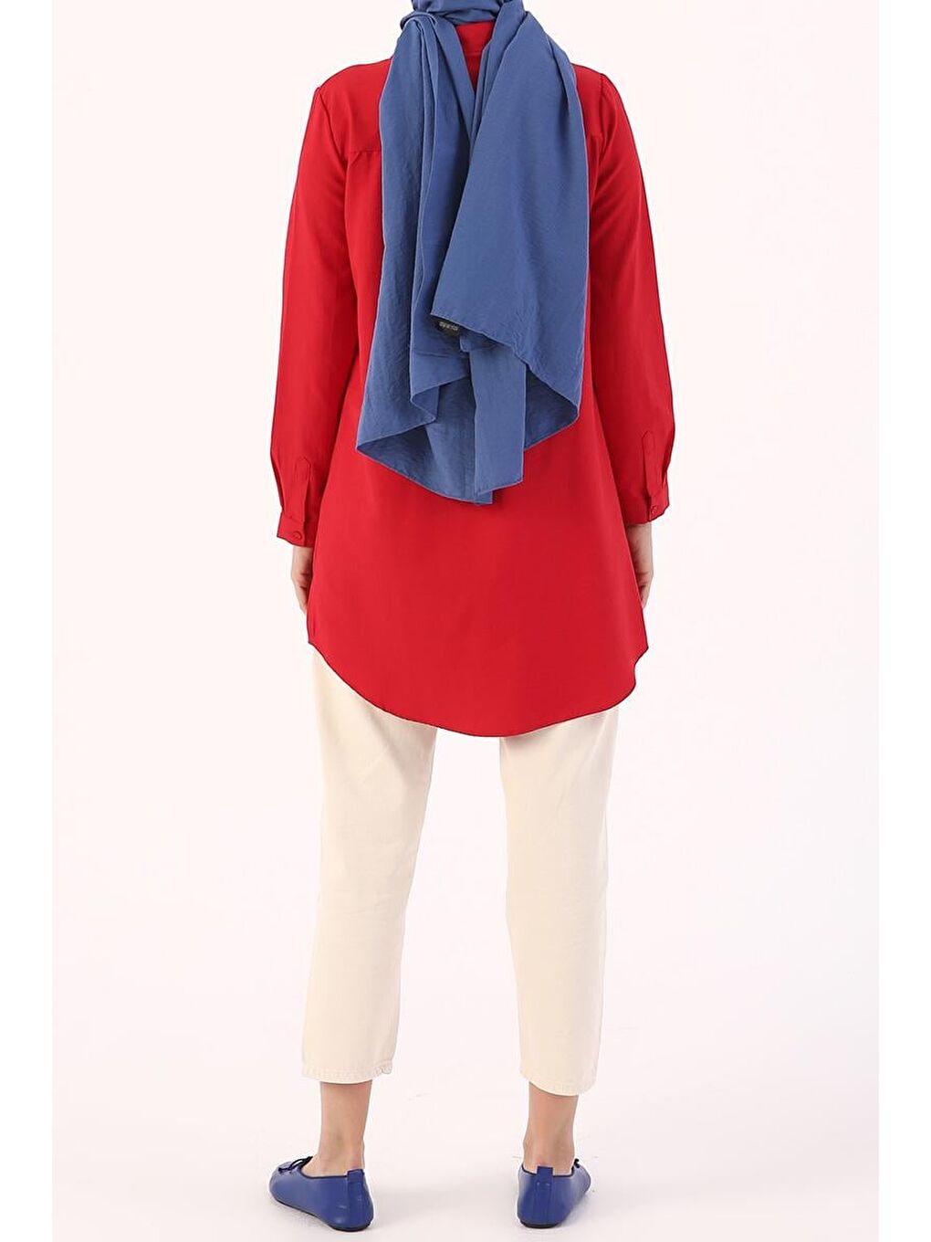 Kırmızı-Gizli Patlı Gömlek-3