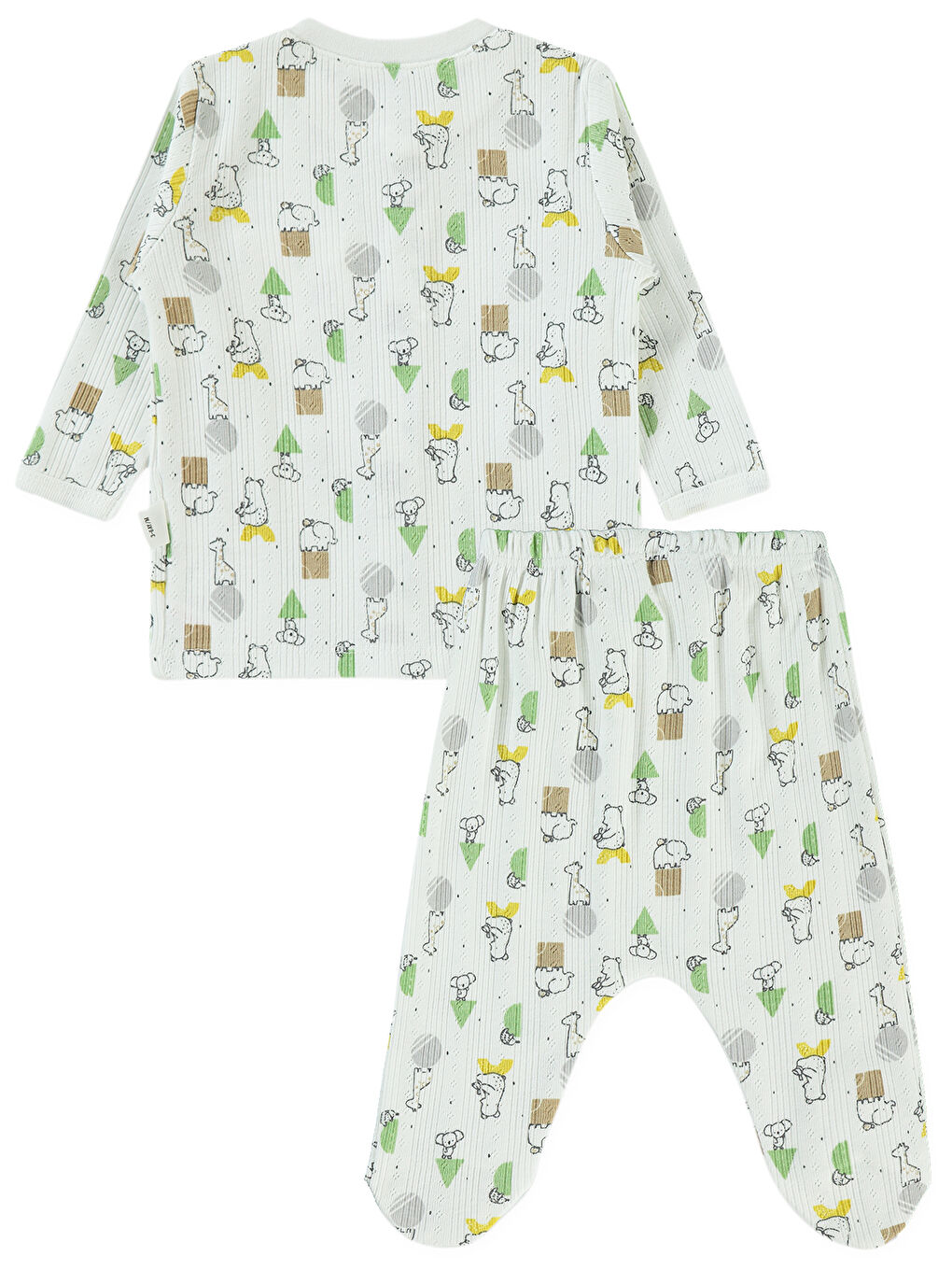 Baby Erkek Bebek Takım 1-6 Ay Ekru-2