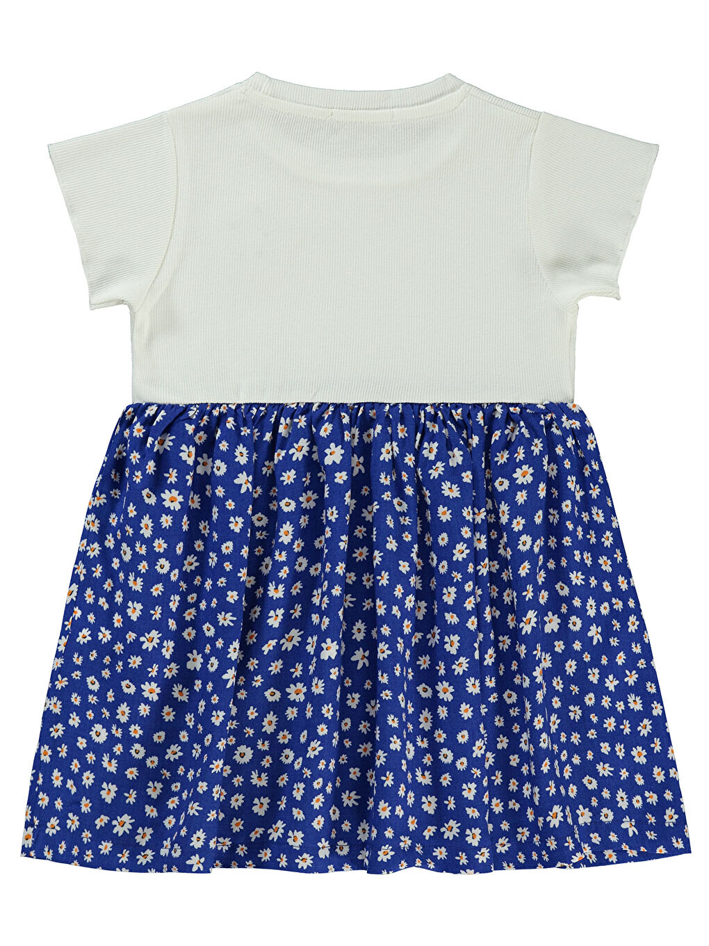 Girls Kız Çocuk Elbise 2-5 Yaş Saks Mavisi-1