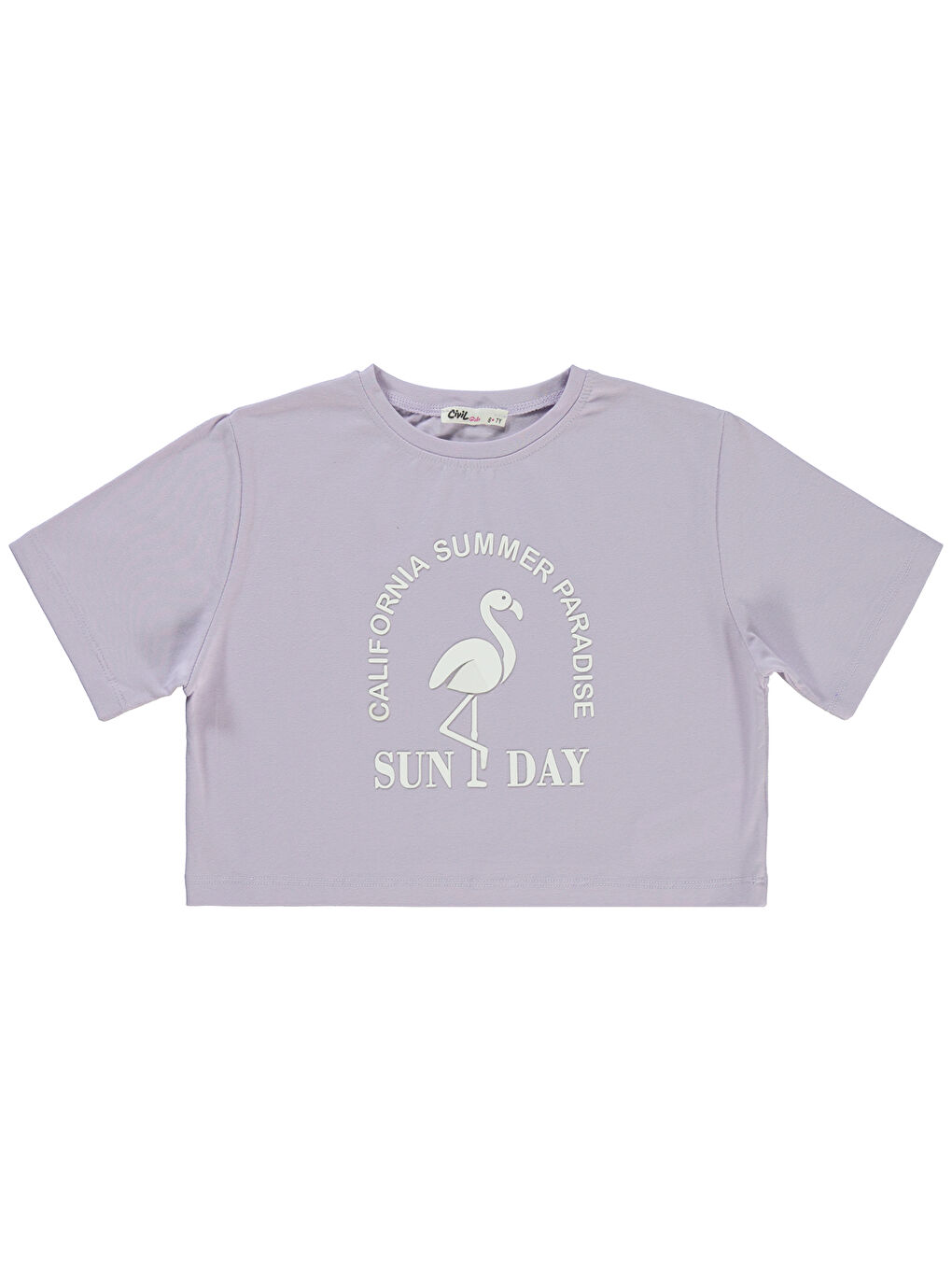 Girls Kız Çocuk Tişört 6-9 Yaş Lila-2