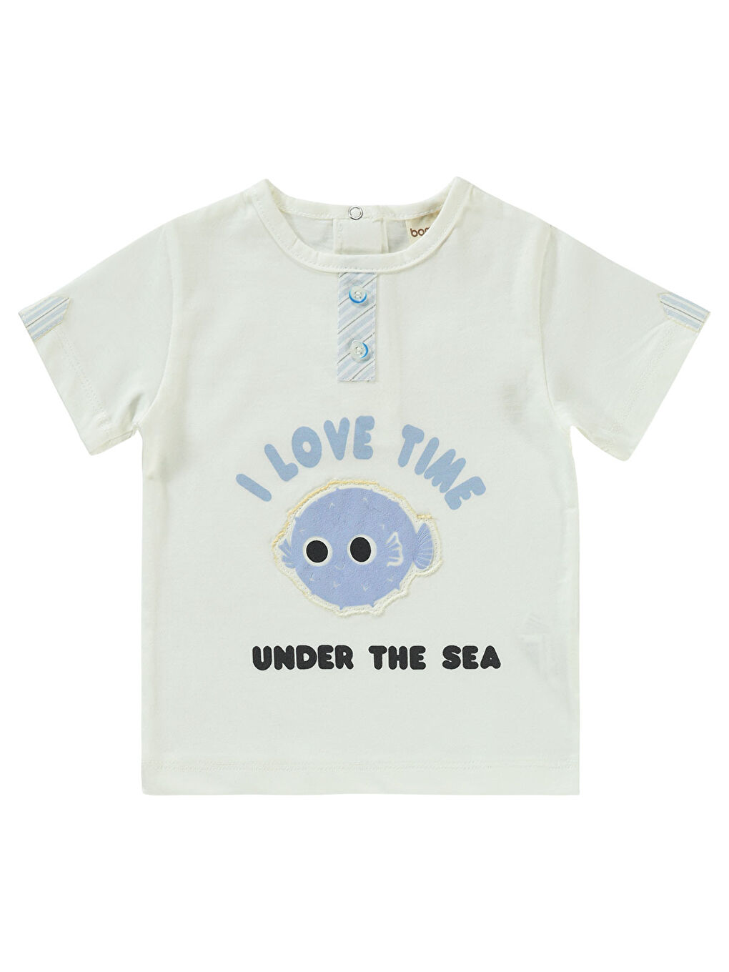 Erkek Bebek Şortlu Takım 6-18 Ay Mavi-2