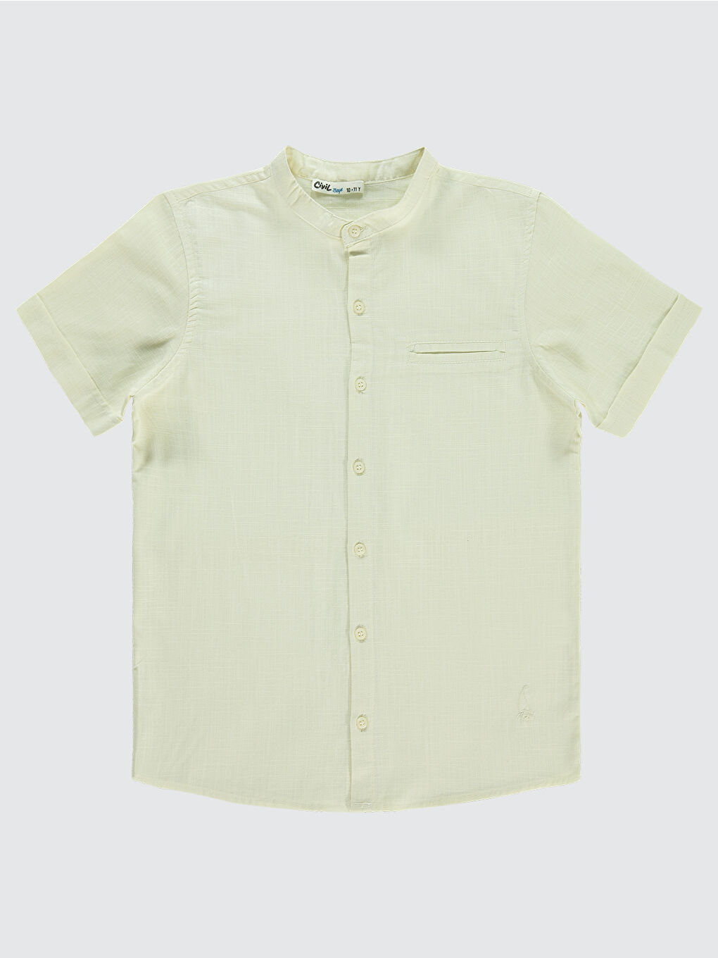 Bej Boys Erkek Çocuk Gömlek 10-13 Yaş Fil Dişi