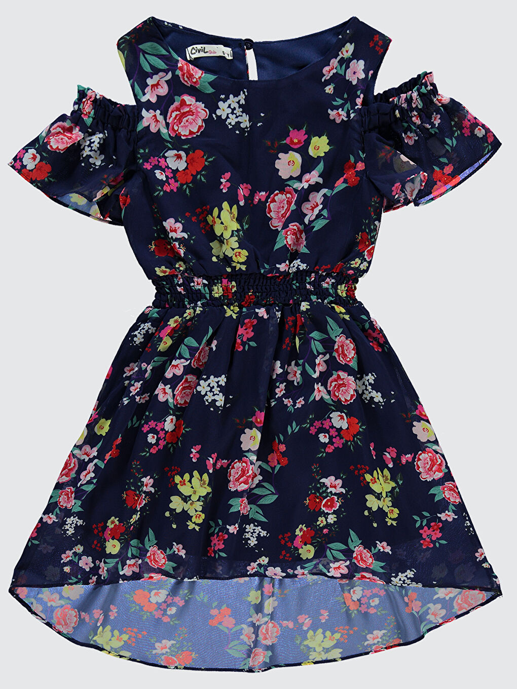 Girls Kız Çocuk Elbise 6-9 Yaş Lacivert