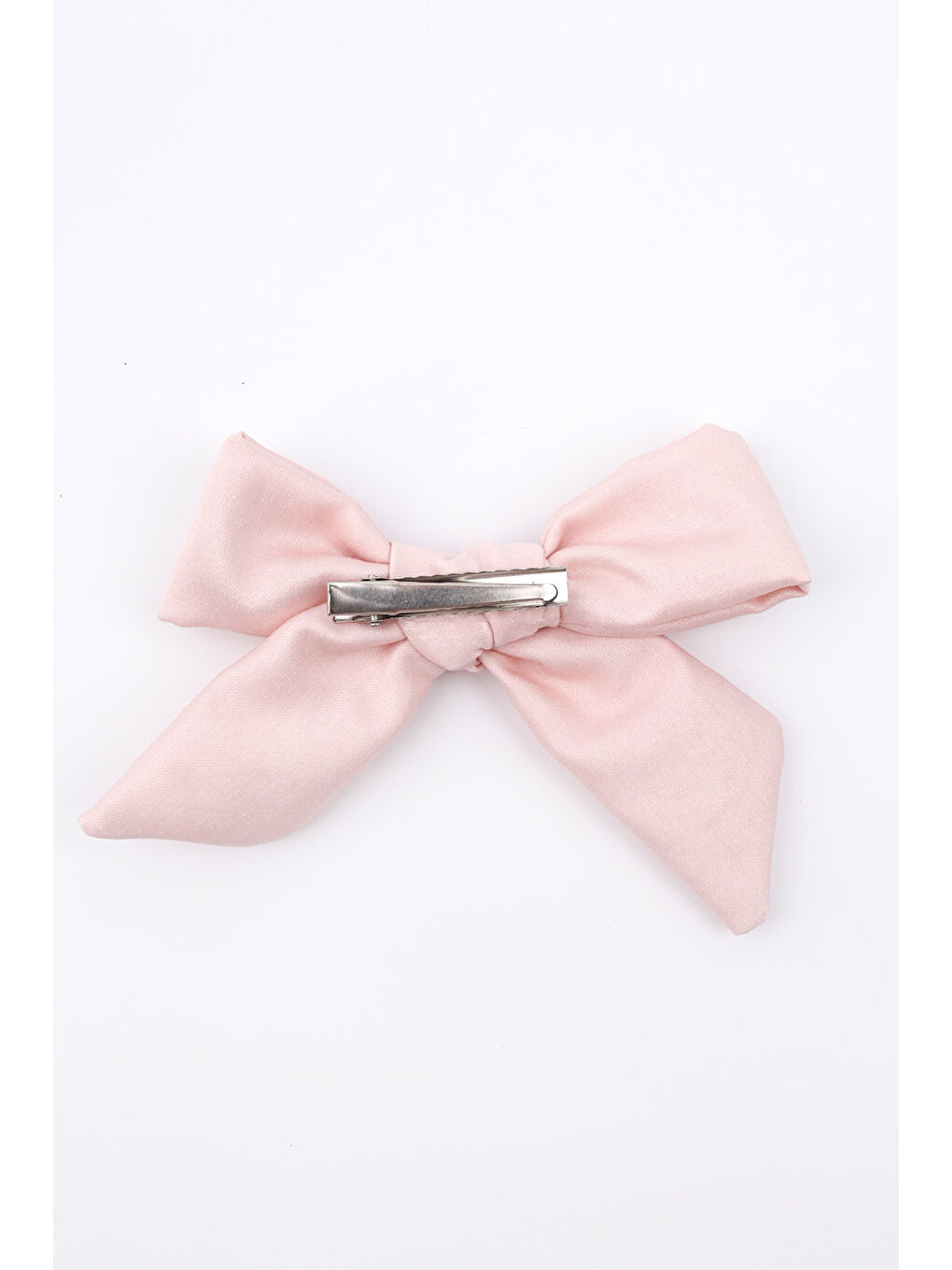 Pembe Pudra Fiyonk Kız Çocuk Klips Toka-2