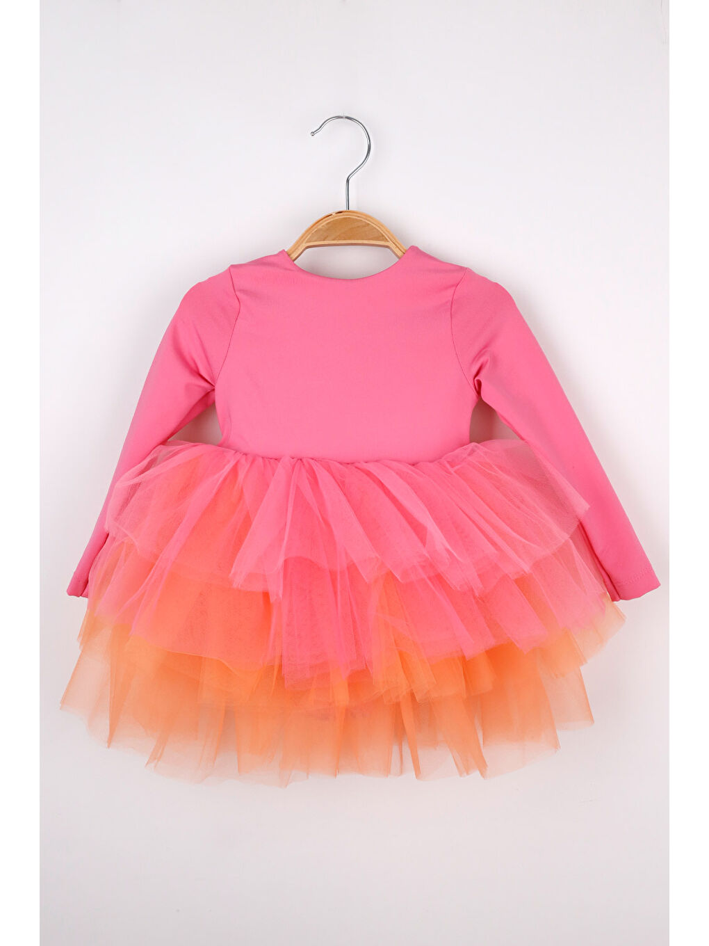 Pembe Tütü Etekli Kız Çocuk Balerin Elbise - Miranda-4