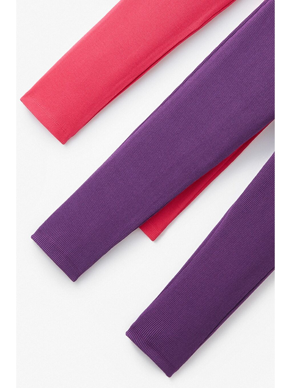 Mor Kız Çocuk 2'li Kaşkorse Tayt-2