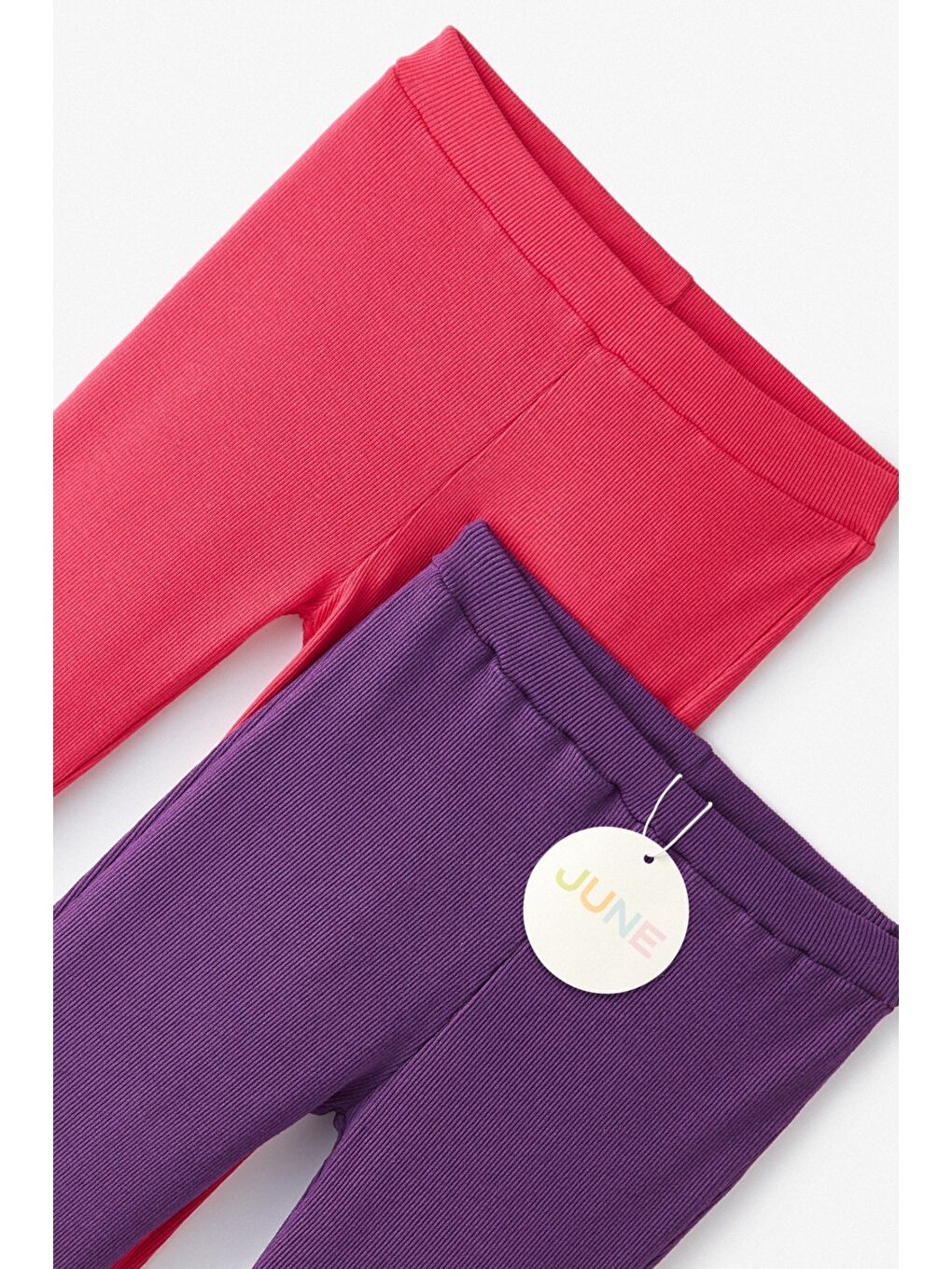 Mor Kız Çocuk 2'li Kaşkorse Tayt-3