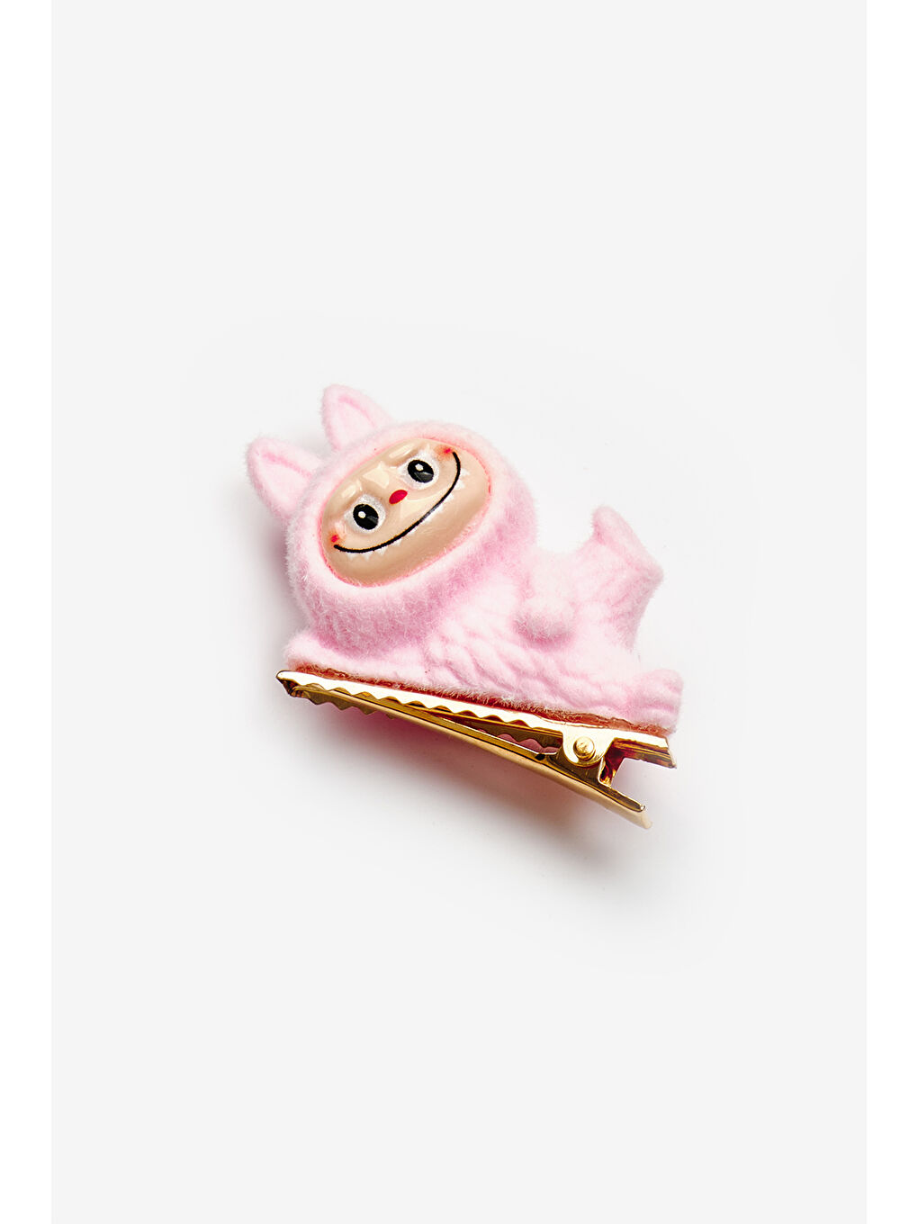 Gri Oyuncak Figürlü Kız Çocuk Klips Toka-1