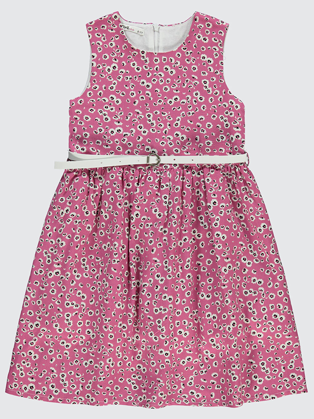 Girls Kız Çocuk Elbise 6-9 Yaş Fuşya