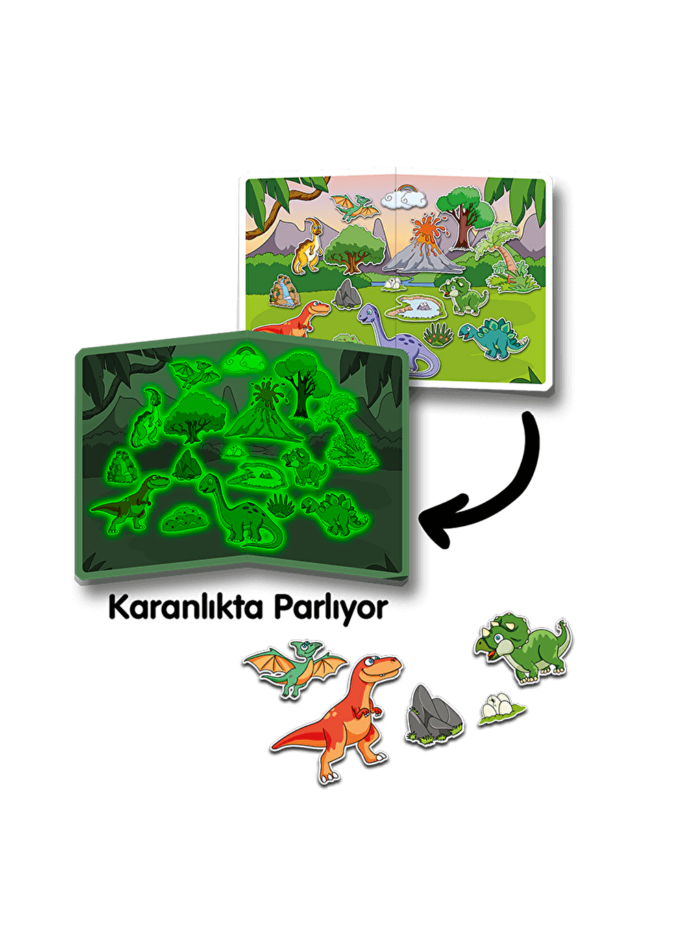 Dino World Manyetik Hikaye Oluşturma-6