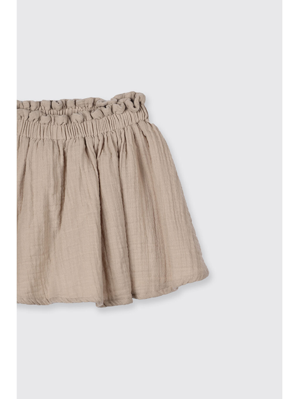 Kız Bebek Müslin Bej Etek-2